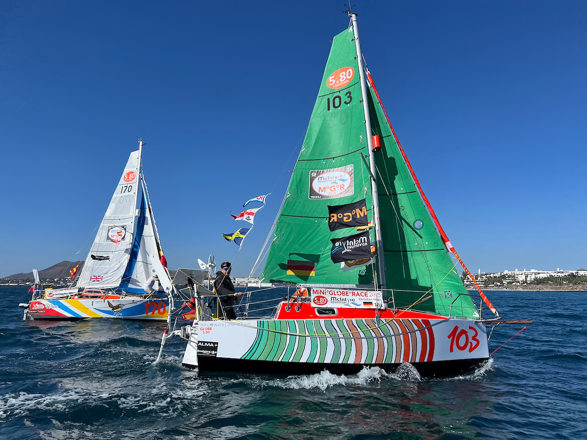 Partita la McIntyre Globe 580 Transat